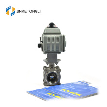 JKTLEB116 electrically actuated ss reduced bore ball valve